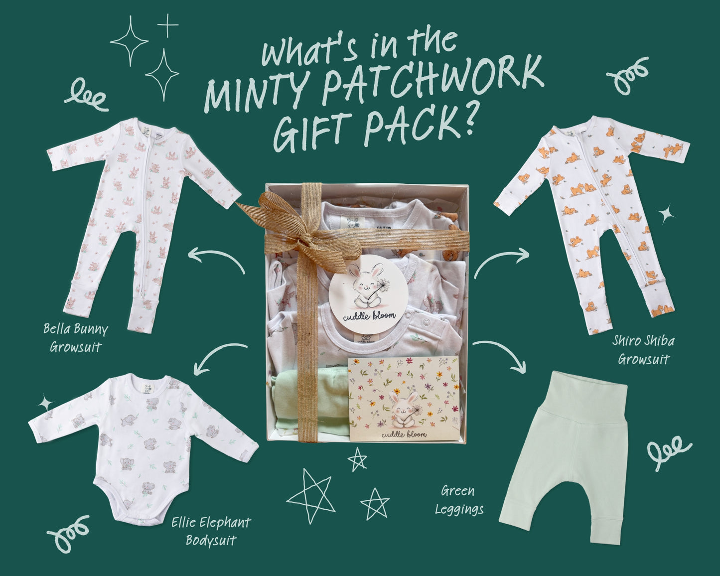 Gift Pack - Minty Patchwork