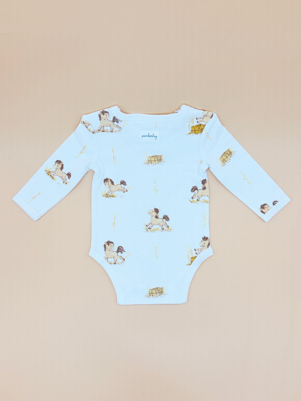 Baby Bodysuit - Primrose Pony (Long Sleeves)