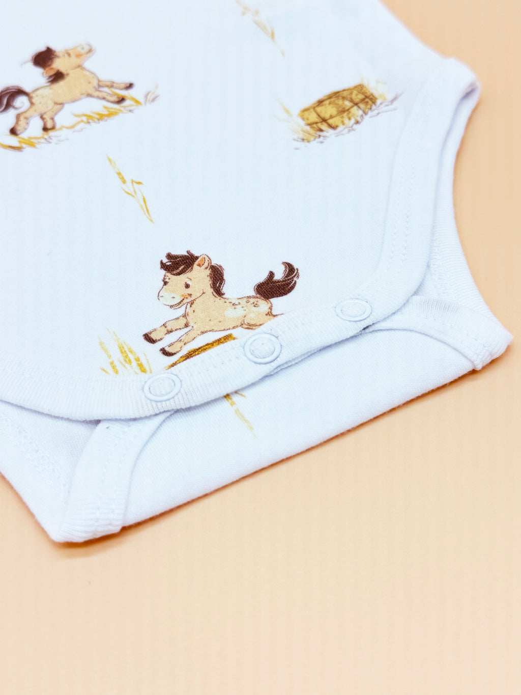 Baby Bodysuit - Primrose Pony (Long Sleeves)