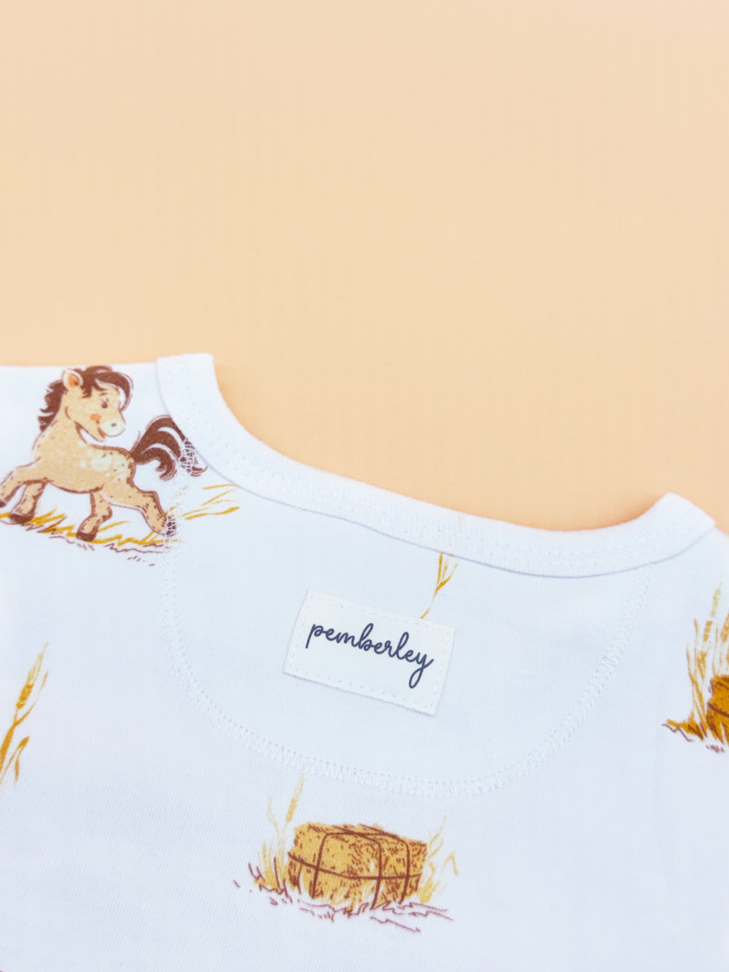 Baby Bodysuit - Primrose Pony (Long Sleeves)