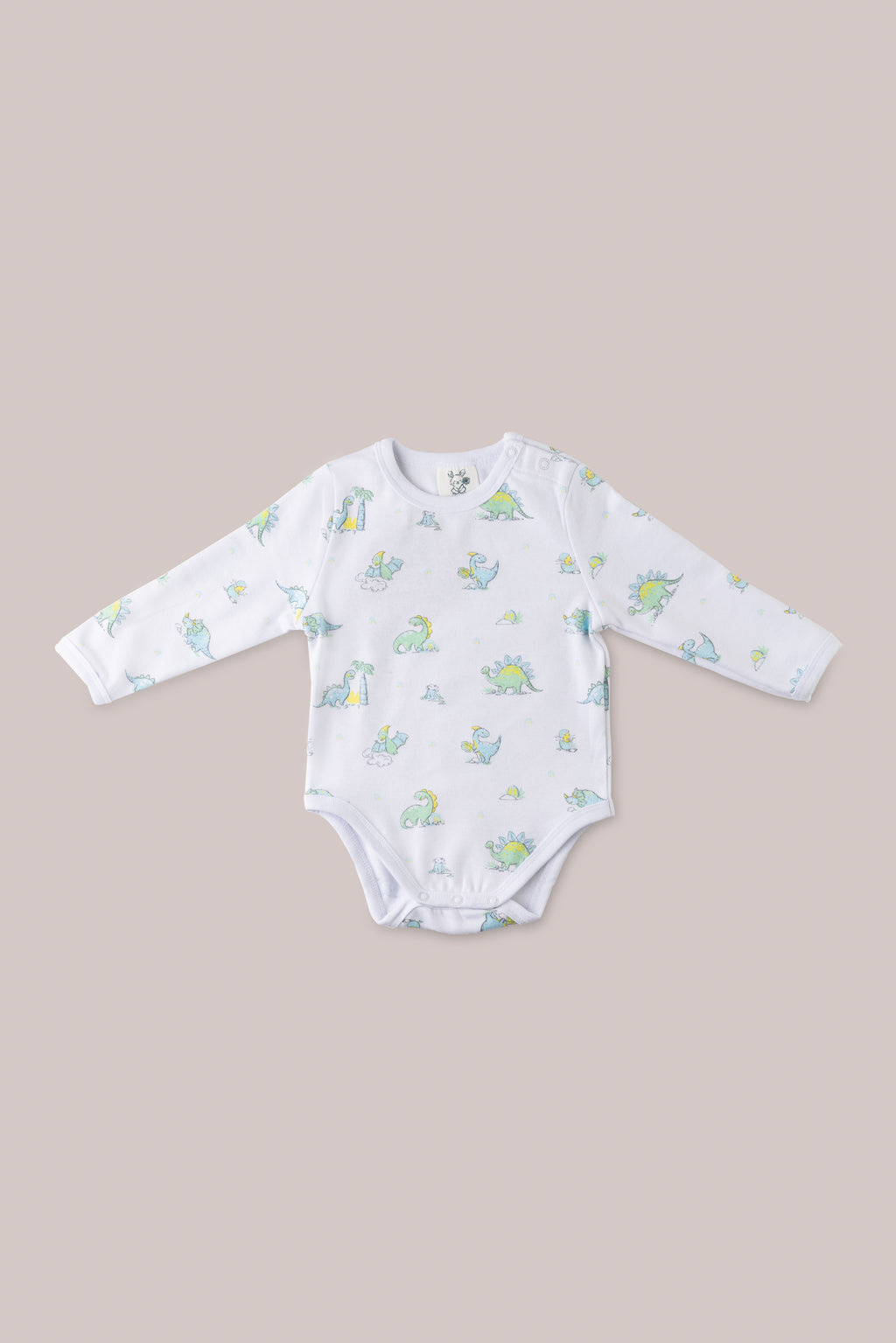 Baby Bodysuit - Darcy Dinosaur (Long Sleeves)