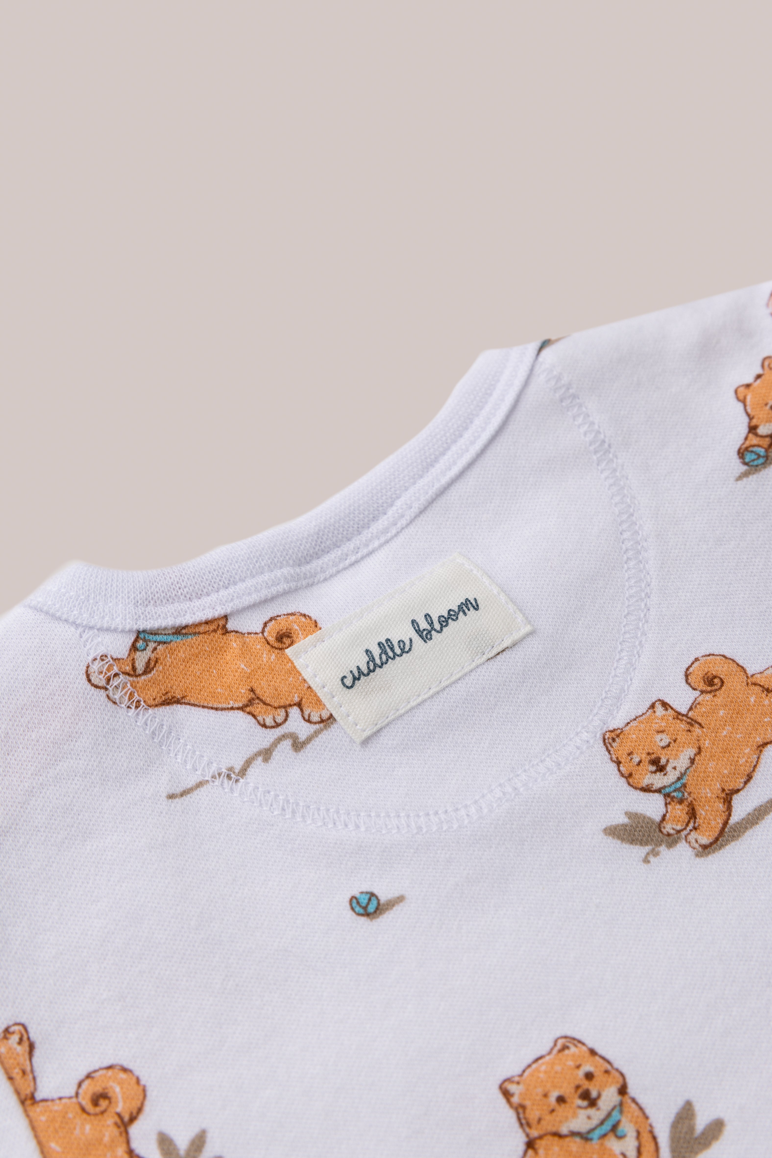 Baby Bodysuit - Shiro Shiba (Long Sleeves)