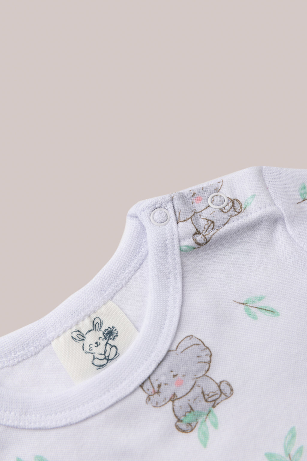 Baby Bodysuit - Ellie Elephant (Long Sleeves)
