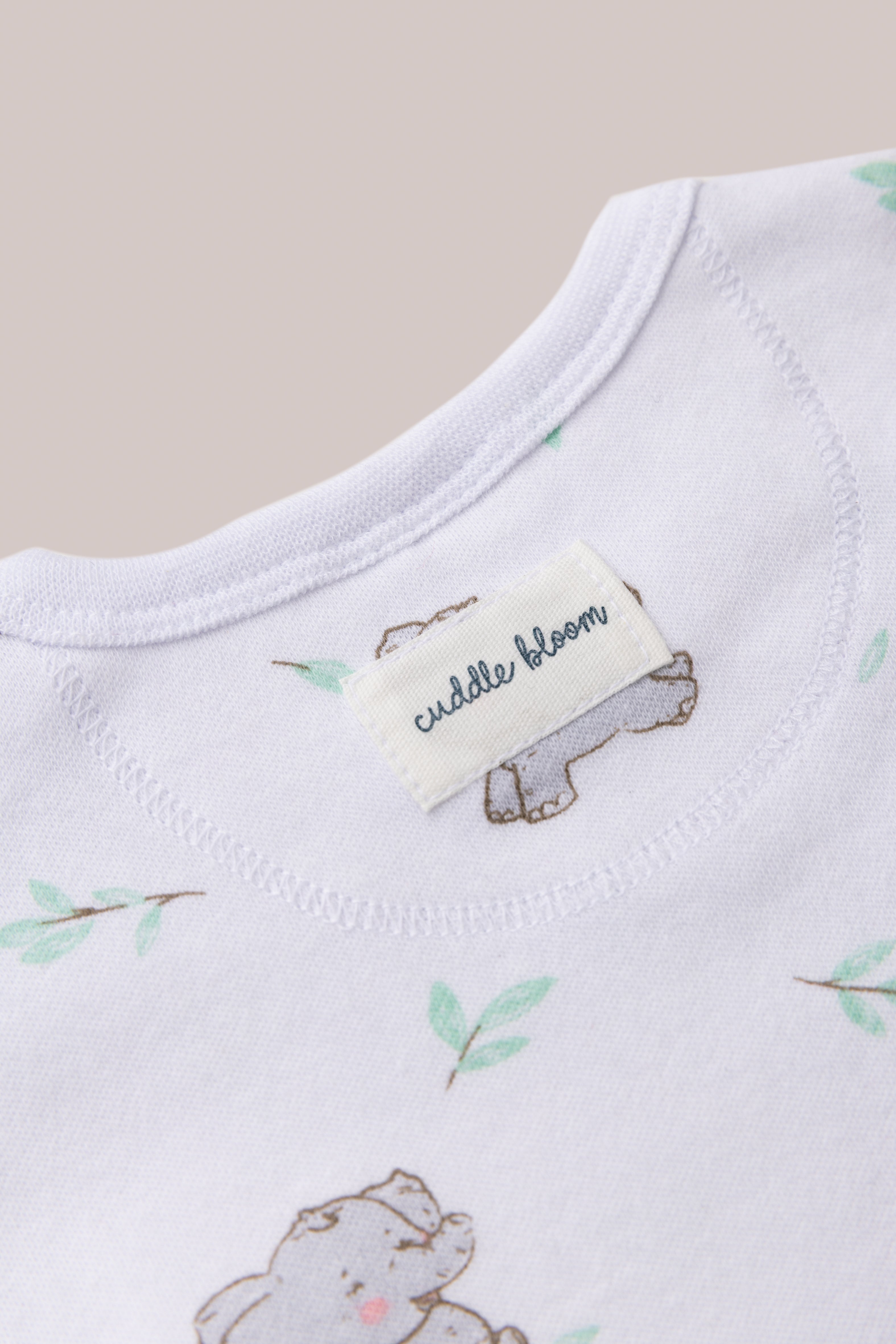Baby Bodysuit - Ellie Elephant (Long Sleeves)