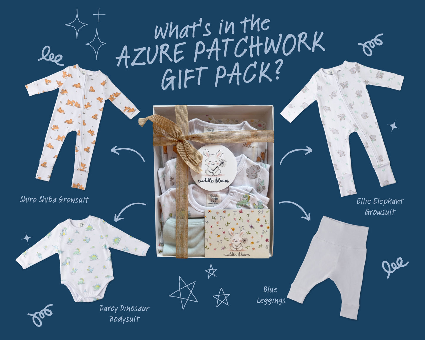 Gift Pack - Azure Patchwork