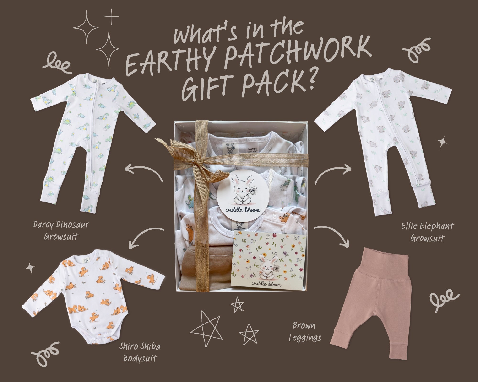 Gift Pack - Earthy Patchwork