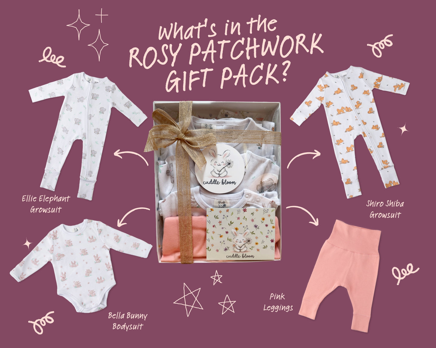 Gift Pack - Rosy Patchwork