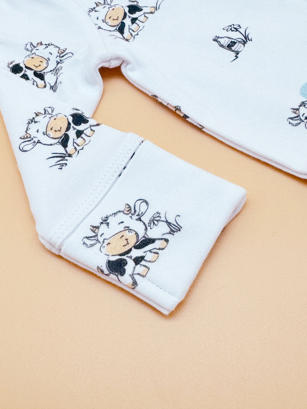 Baby Growsuit - Clementine Cow