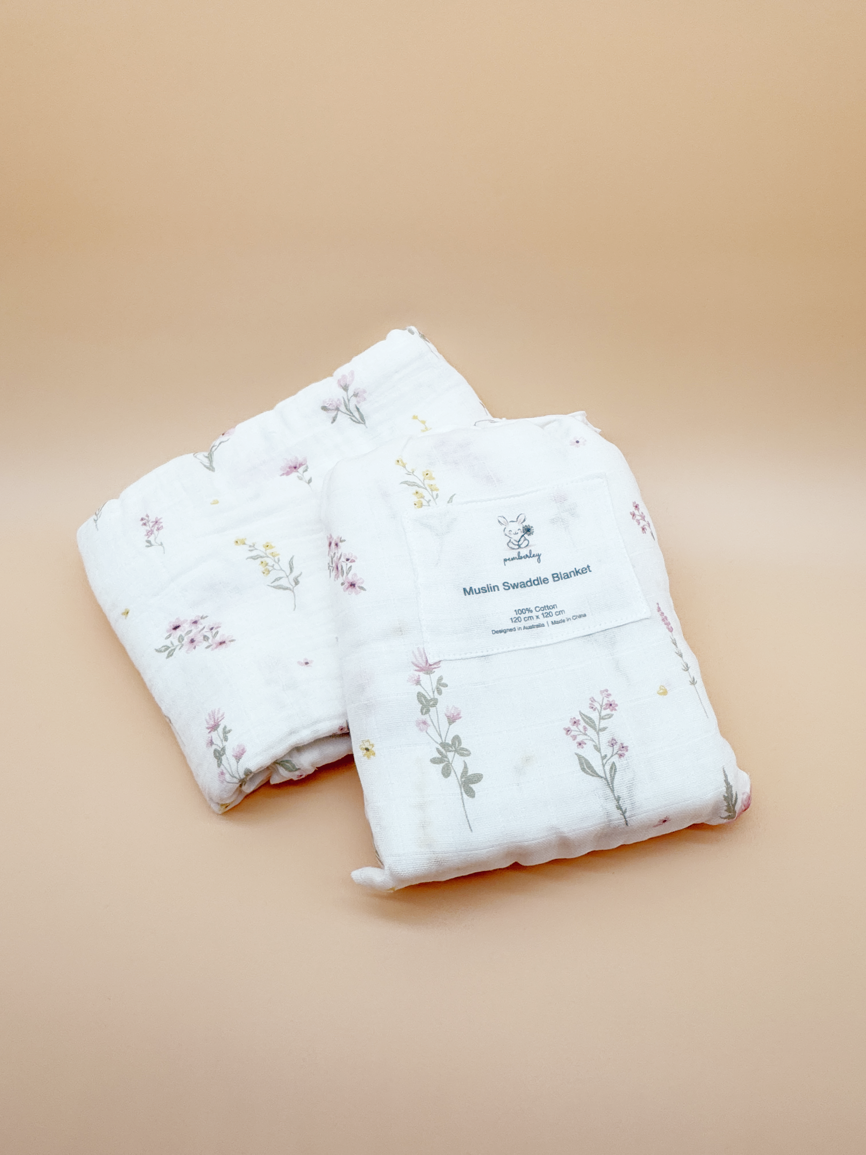 Muslin Swaddle - Wildflower Whispers